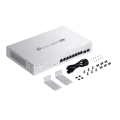TP-Link Omada Pro S4500-8GHP2F / Коммутатор Smart с 8 гигабитными портами PoE+ и 2 портами SFP