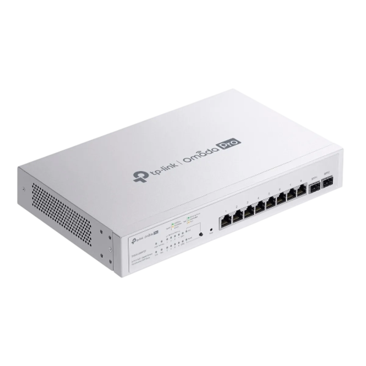 TP-Link Omada Pro S4500-8GHP2F / Коммутатор Smart с 8 гигабитными портами PoE+ и 2 портами SFP