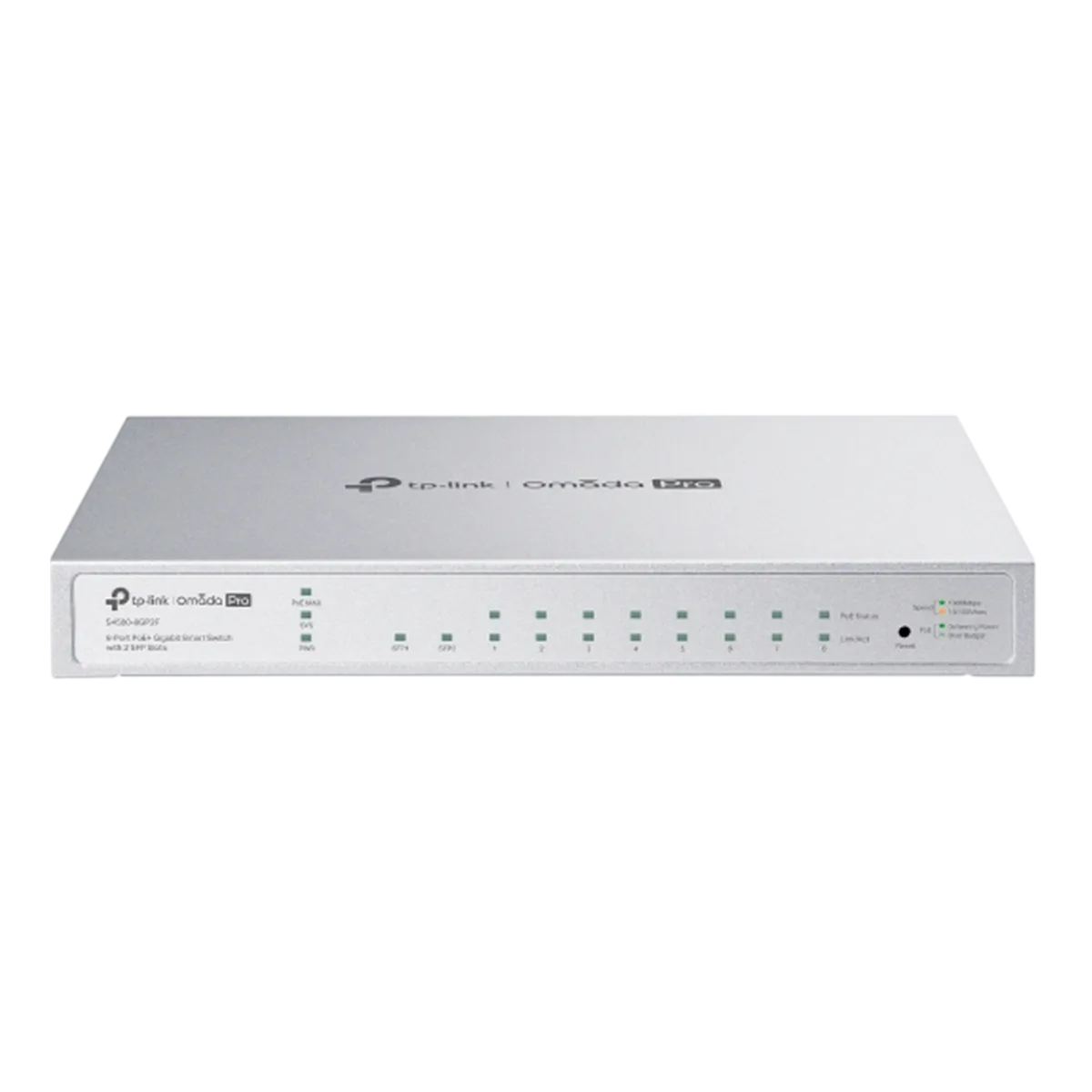 TP-Link Omada Pro S4500-8GP2F / Коммутатор Smart с 8 гигабитными портами PoE+ и 2 портами SFP