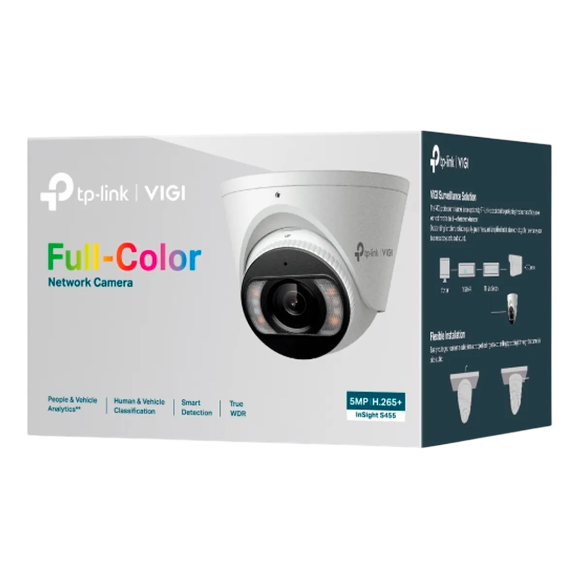 TP-Link VIGI InSight S455 (2.8мм) / 5MP Full-Color Турельная IP-камера