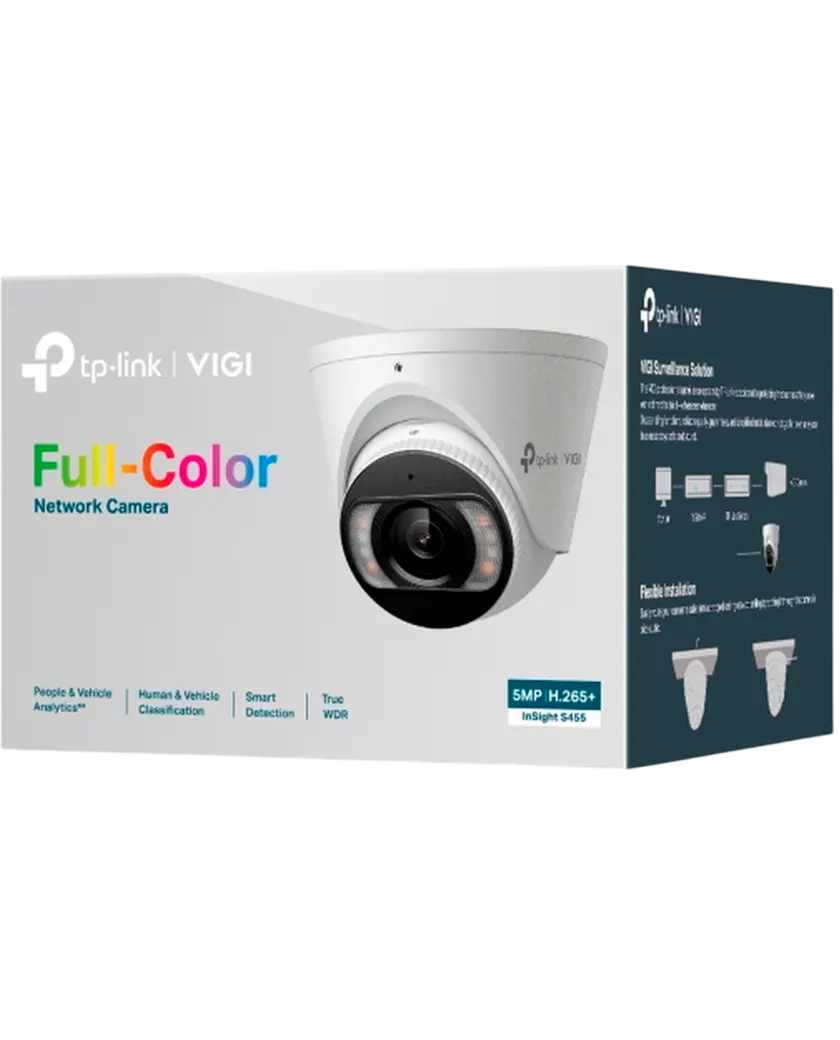 TP-Link VIGI InSight S455 (2.8мм) / 5MP Full-Color Турельная IP-камера