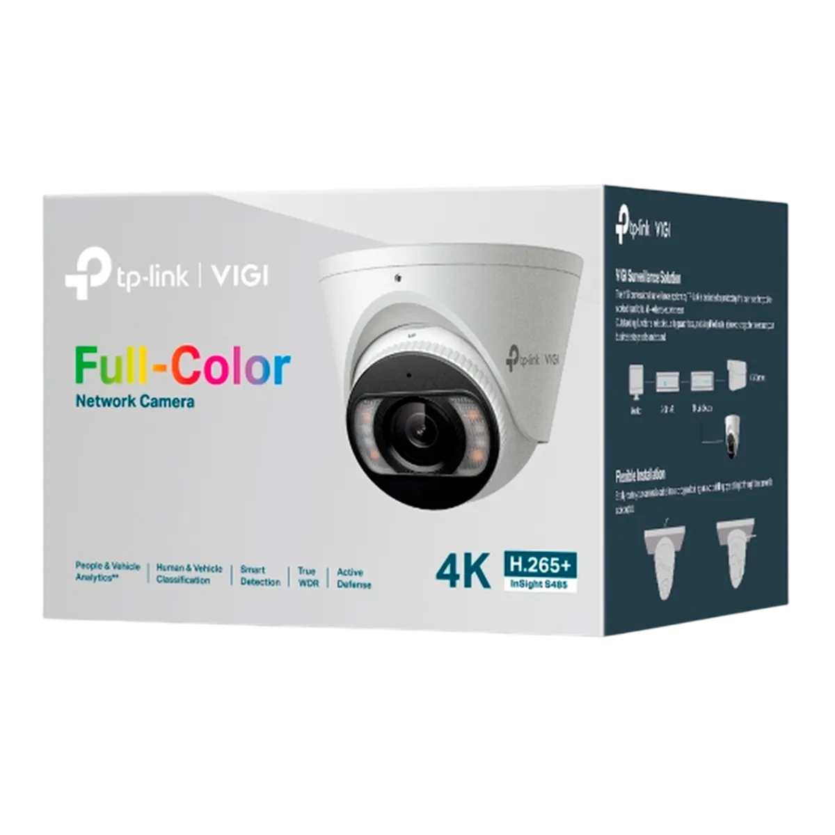 TP-Link VIGI InSight S485 (2.8мм) / 8MP Full-Color Турельная IP-камера
