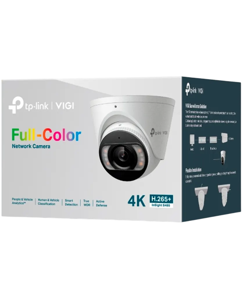 TP-Link VIGI InSight S485 (4мм) / 8MP Full-Color Турельная IP-камера