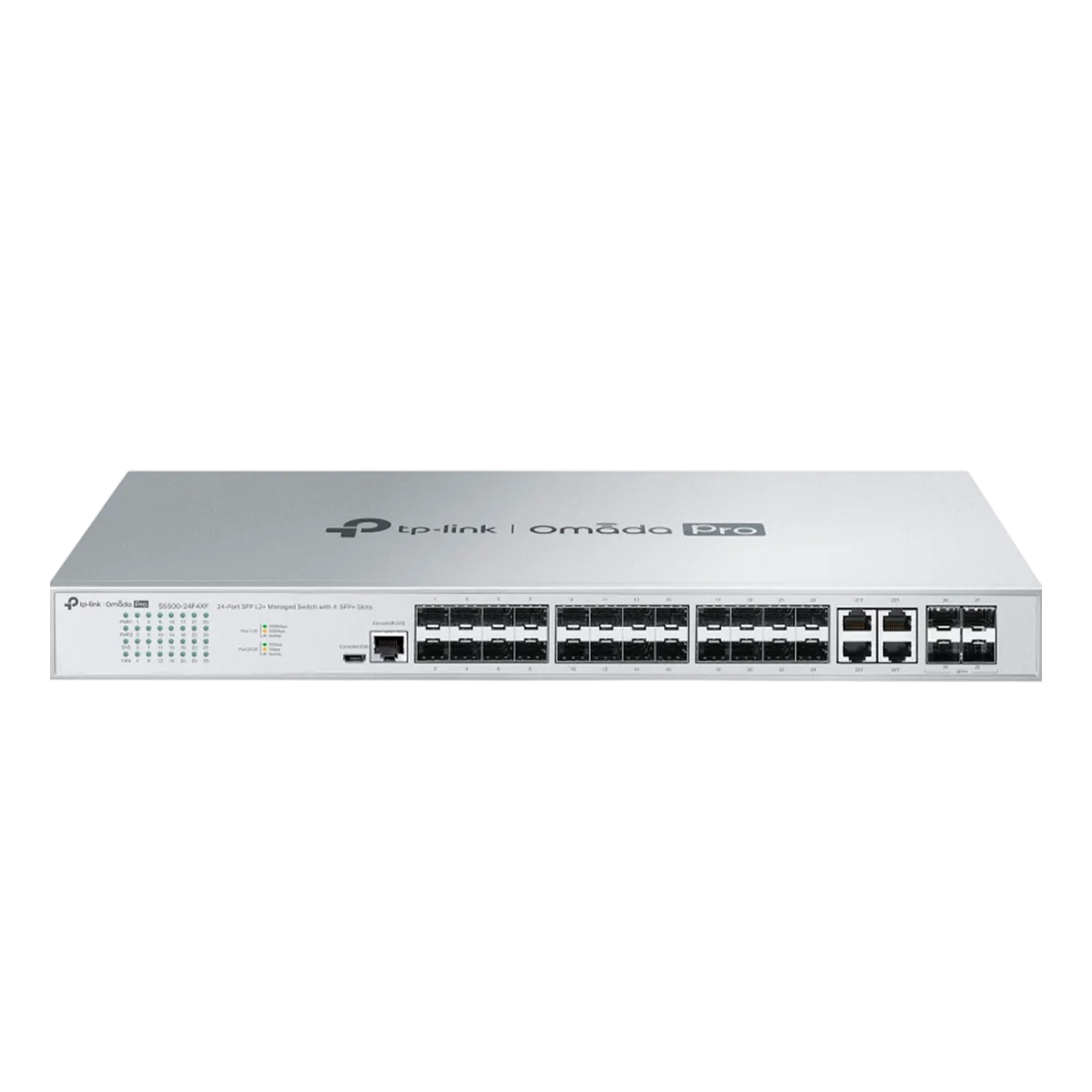 TP-Link Omada Pro S5500-24F4XF / Управляемый коммутатор Omada Pro уровня 2+ с 24 портами SFP и 4 портами SFP+