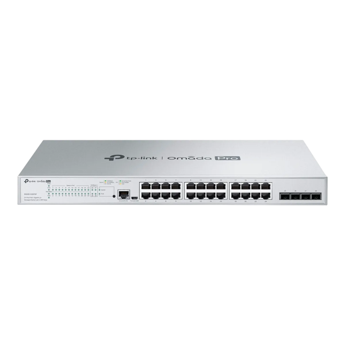 TP-Link Omada Pro S5500-24GP4F / Управляемый коммутатор уровня 2+ с 24 гигабитными портами PoE+ и 4 портами SFP
