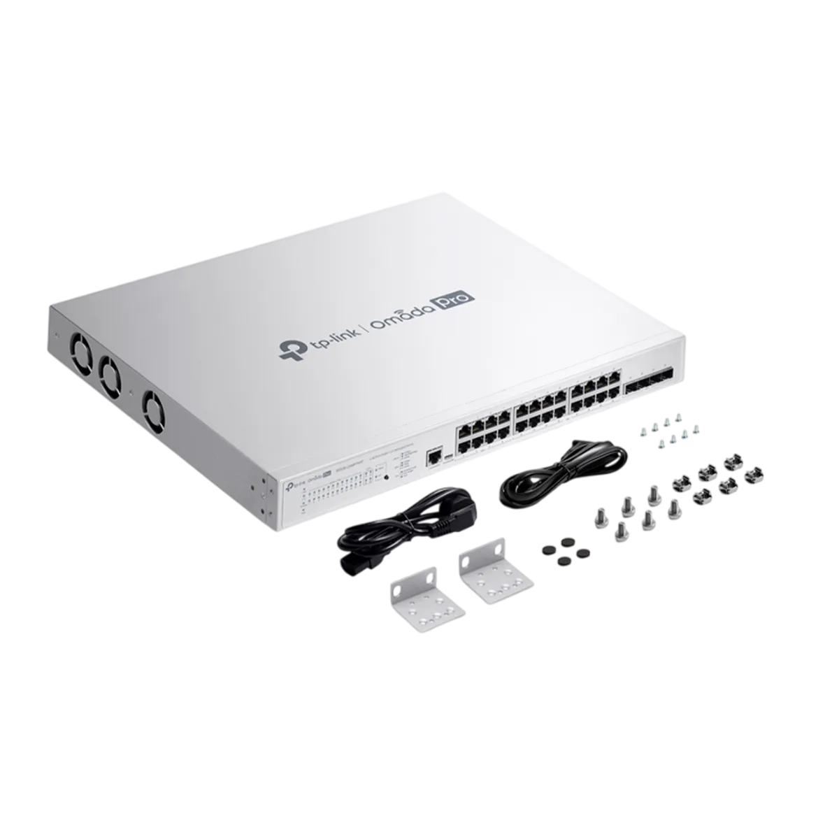 TP-Link Omada Pro S5500-24MPP4XF / Управляемый коммутатор с 24 портами PoE+ 2.5G L2+ и 4 слотами SFP+.