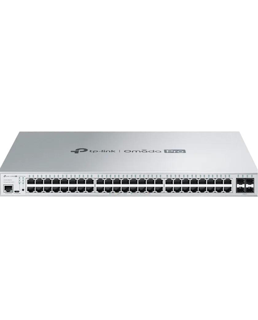 TP-Link Omada Pro S5500-48GP4F / Управляемый коммутатор уровня 2+ с 48 гигабитными портами PoE+ и 4 портами SFP