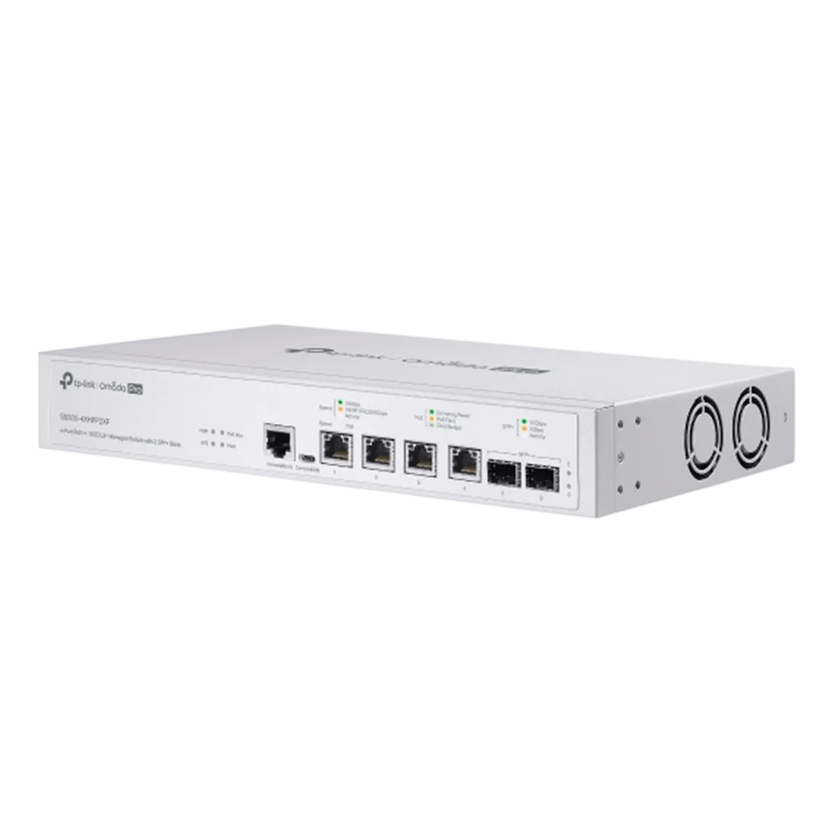 TP-Link Omada Pro S5500-4XHPP2XF / Управляемый коммутатор с 4 портами PoE++ 10GE L2+ и 2 слотами SFP+