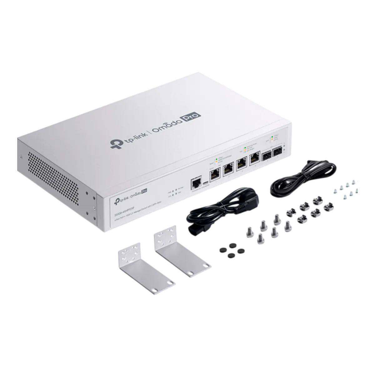 TP-Link Omada Pro S5500-4XHPP2XF / Управляемый коммутатор с 4 портами PoE++ 10GE L2+ и 2 слотами SFP+