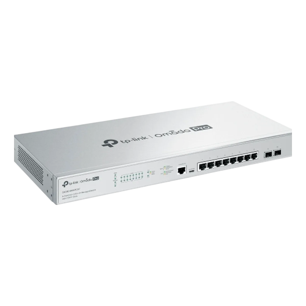 TP-Link Omada Pro S5500-8MHP2XF / Управляемый коммутатор с 8 портами PoE+ 2.5G L2+ и 2 слотами SFP+