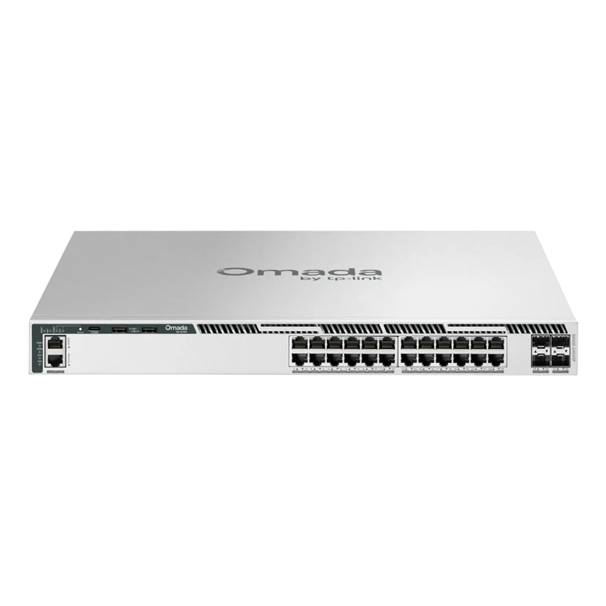 TP-Link Omada Pro S6500-24G4XF / 24‑портовый гигабитный управляемый стекируемый коммутатор L3 с 4 SFP+ слотами 10G