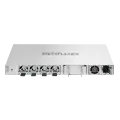 TP-Link Omada Pro S6500-24GP4XF / 24‑портовый гигабитный управляемый стекируемый РоЕ-коммутатор L3 с 4 SFP+ слотами 10G
