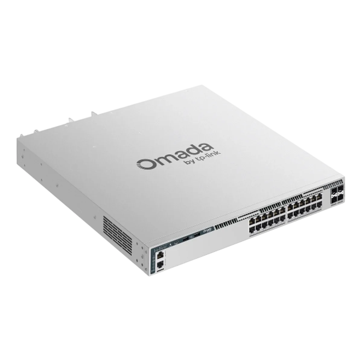 TP-Link Omada Pro S6500-24GP4XF / 24‑портовый гигабитный управляемый стекируемый РоЕ-коммутатор L3 с 4 SFP+ слотами 10G