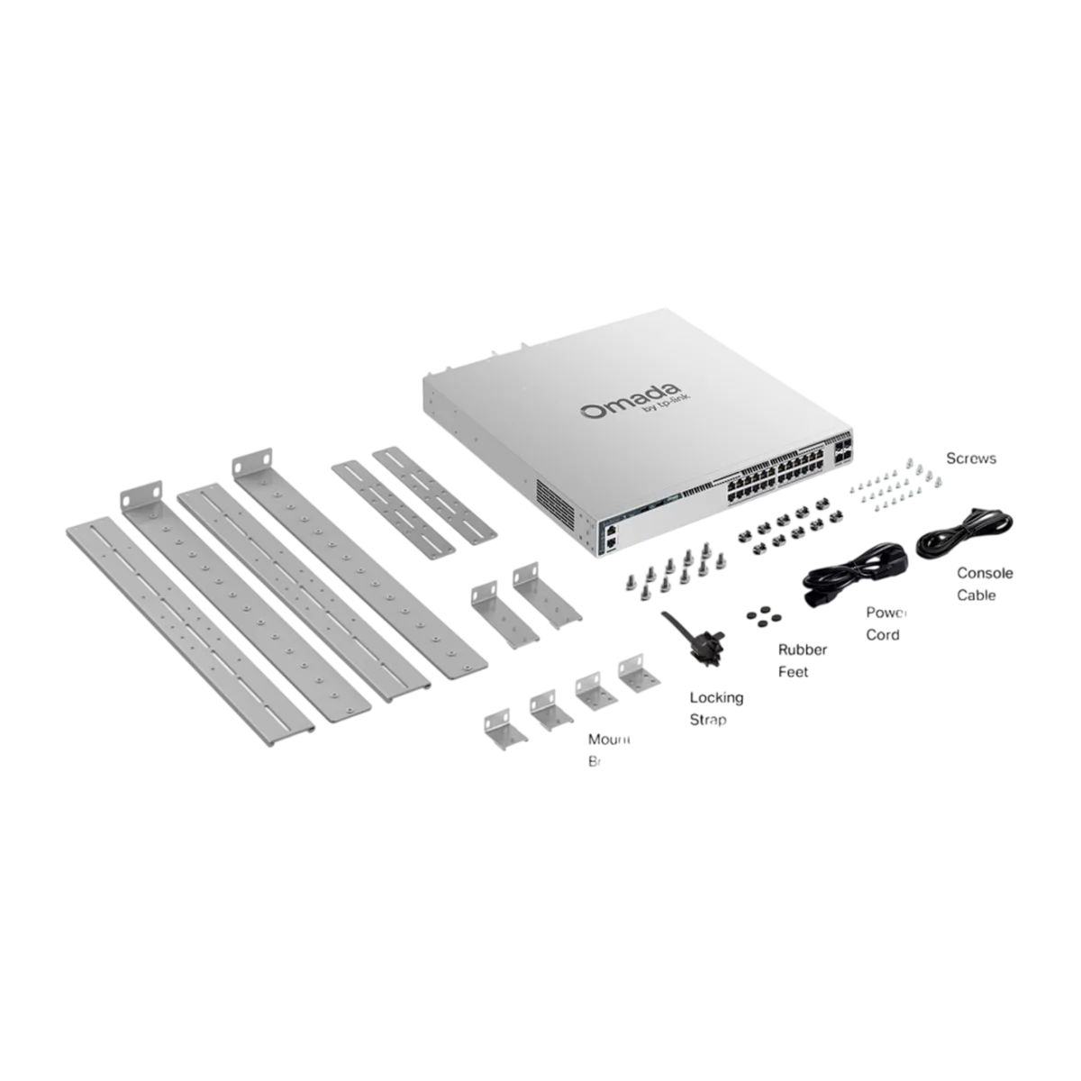 TP-Link Omada Pro S6500-24GP4XF / 24‑портовый гигабитный управляемый стекируемый РоЕ-коммутатор L3 с 4 SFP+ слотами 10G
