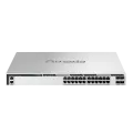 TP-Link Omada Pro S6500-24GP4XF / 24‑портовый гигабитный управляемый стекируемый РоЕ-коммутатор L3 с 4 SFP+ слотами 10G