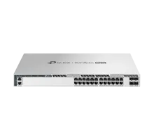 TP-Link Omada Pro S6500-24M4Y / 24‑портовый 2.5G управляемый стекируемый РоЕ-коммутатор L3 с 4 слотами 25G
