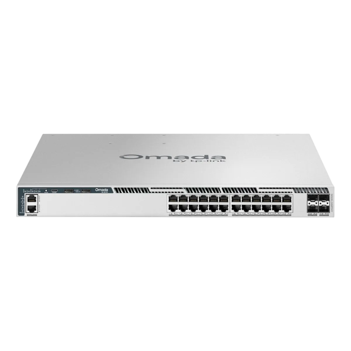 TP-Link Omada Pro S6500-24MPP4Y /  24-портовый стекируемый управляемый коммутатор L3 PoE++ 2,5G с 4 слотами 25G