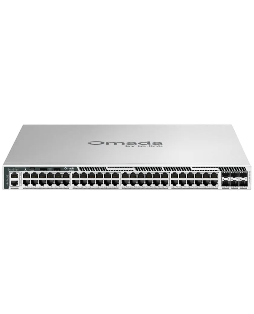 TP-Link Omada Pro S6500-48G6XF / Коммутатор 48‑портовый гигабитный управляемый стекируемый L3 с 6 SFP+ слотами 10G