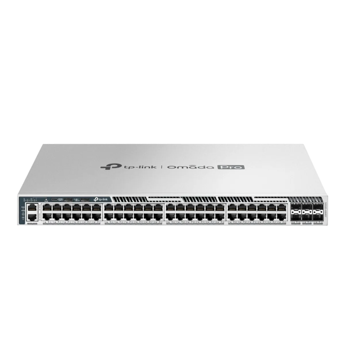 TP-Link Omada Pro S6500-48M6Y / Управляемый коммутатор L3 с 48 портами 2,5G, возможностью стекирования и 6 слотами 25G.