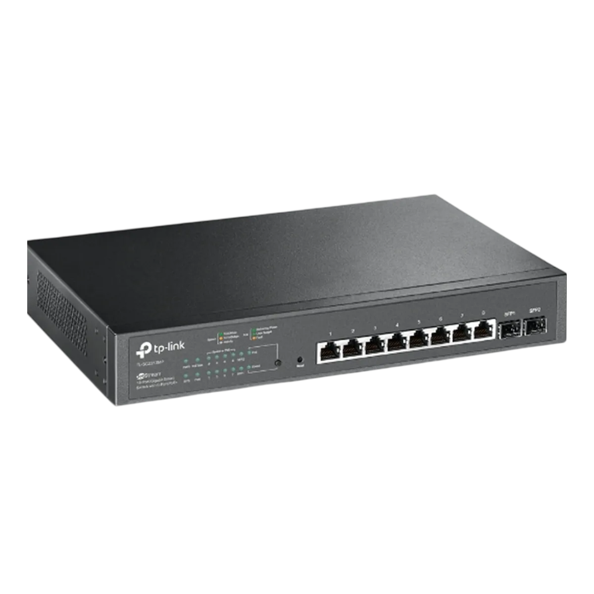 TP-Link Omada SG2210MP / Коммутатор РоЕ 8-портовый гигабитный управляемый Smart с 2 SFP-слотами