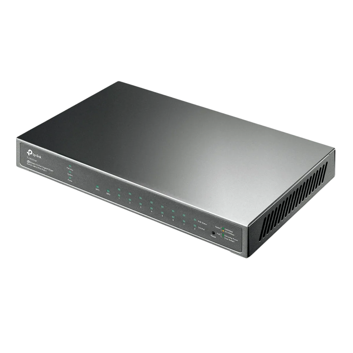 TP-Link Omada SG2210P / Коммутатор РоЕ 8-портовый гигабитный управляемый Smart с 2 SFP-слотами