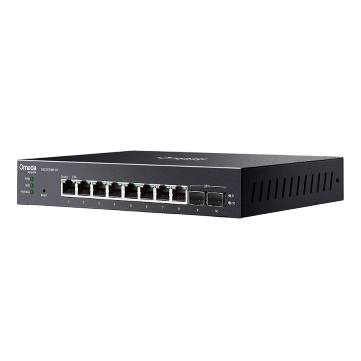 TP-Link Omada SG2210XMP-M2 /  Управляемый PoE-коммутатор Smart с 8 портами 2.5GBASE-T и 2 SFP+ слотами 10G