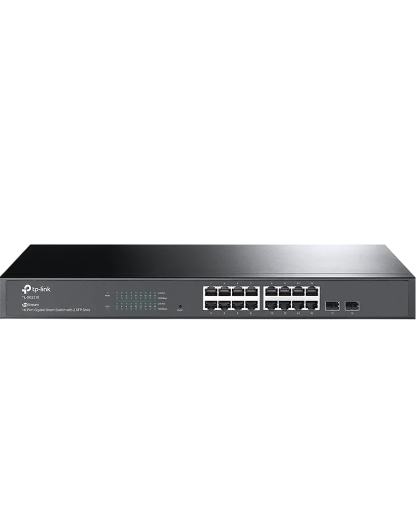 TP-Link Omada SG2218 / Коммутатор 16‑портовый гигабитный управляемый Smart с 2 SFP‑слотами