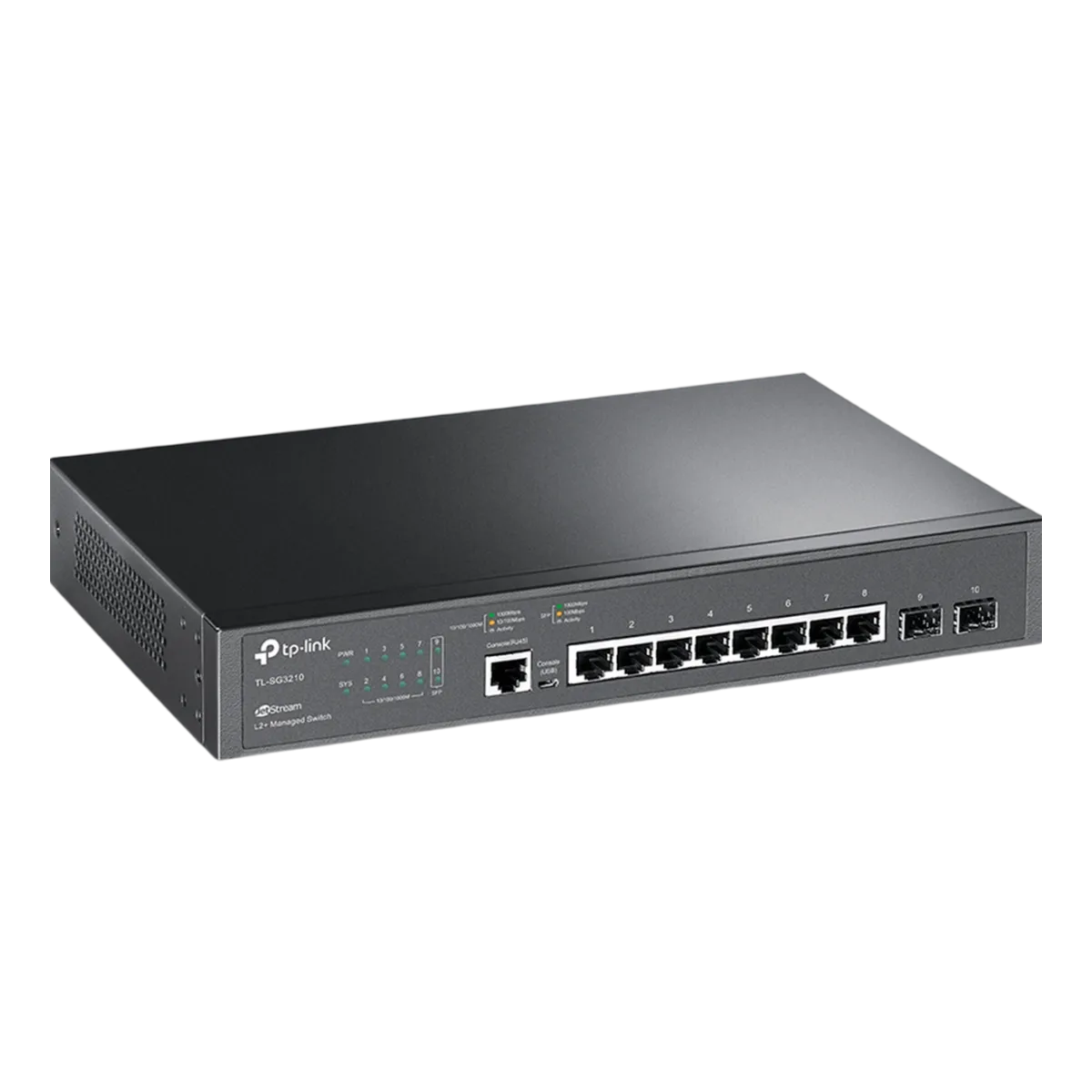 TP-Link Omada SG3210 / Коммутатор 8‑портовый гигабитный управляемый L2+ с 2 SFP‑слотами