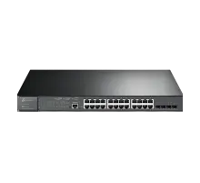 TP-Link Omada SG3428MP / 24‑портовый гигабитный управляемый РоЕ-коммутатор L2 с 4 SFP‑слотами