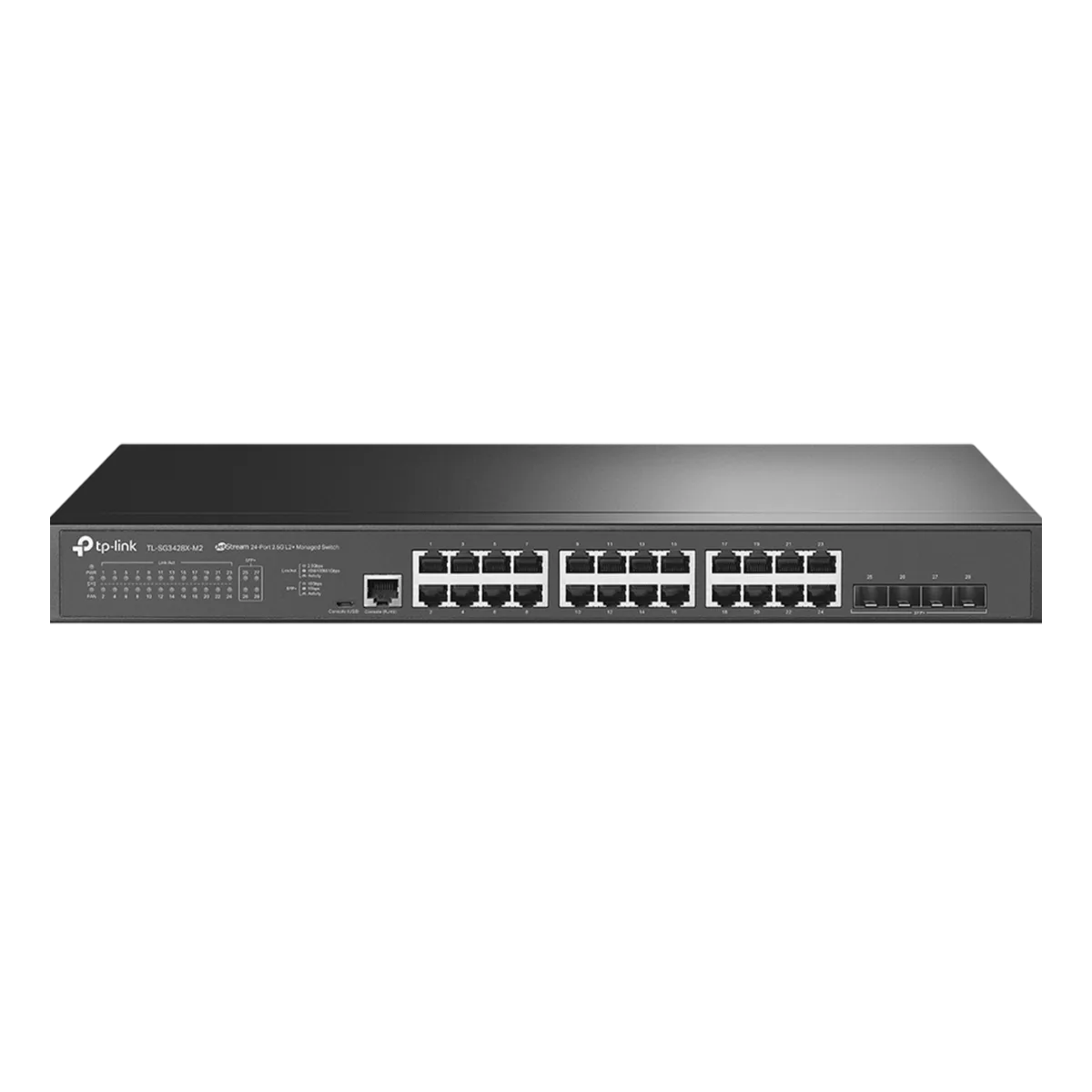 TP-Link Omada SG3428X-M2 / Управляемый коммутатор уровня 2+ с 24 портами 2,5 Гбит/с и 4 портами SFP+
