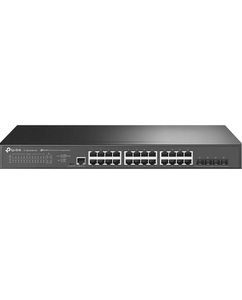 TP-Link Omada SG3428X-M2 / Управляемый коммутатор уровня 2+ с 24 портами 2,5 Гбит/с и 4 портами SFP+