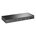 TP-Link Omada SG3428X / 24‑портовый гигабитный управляемый коммутатор L2+ с 4 SFP+ слотами 10G