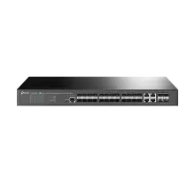 TP-Link Omada SG3428XF / 24‑портовый гигабитный управляемый SFP-коммутатор L2+ с 4 SFP‑слотами