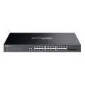 TP-Link Omada SG3428XMPP / 24‑портовый гигабитный управляемый РоЕ-коммутатор уровня L2+ (16 портов PoE+ и 8 портов PoE++) с 4 SFP+ слотами 10G