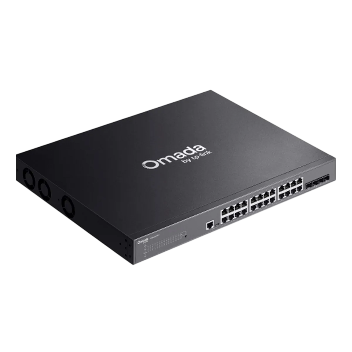 TP-Link Omada SG3428XMPP / 24‑портовый гигабитный управляемый РоЕ-коммутатор уровня L2+ (16 портов PoE+ и 8 портов PoE++) с 4 SFP+ слотами 10G