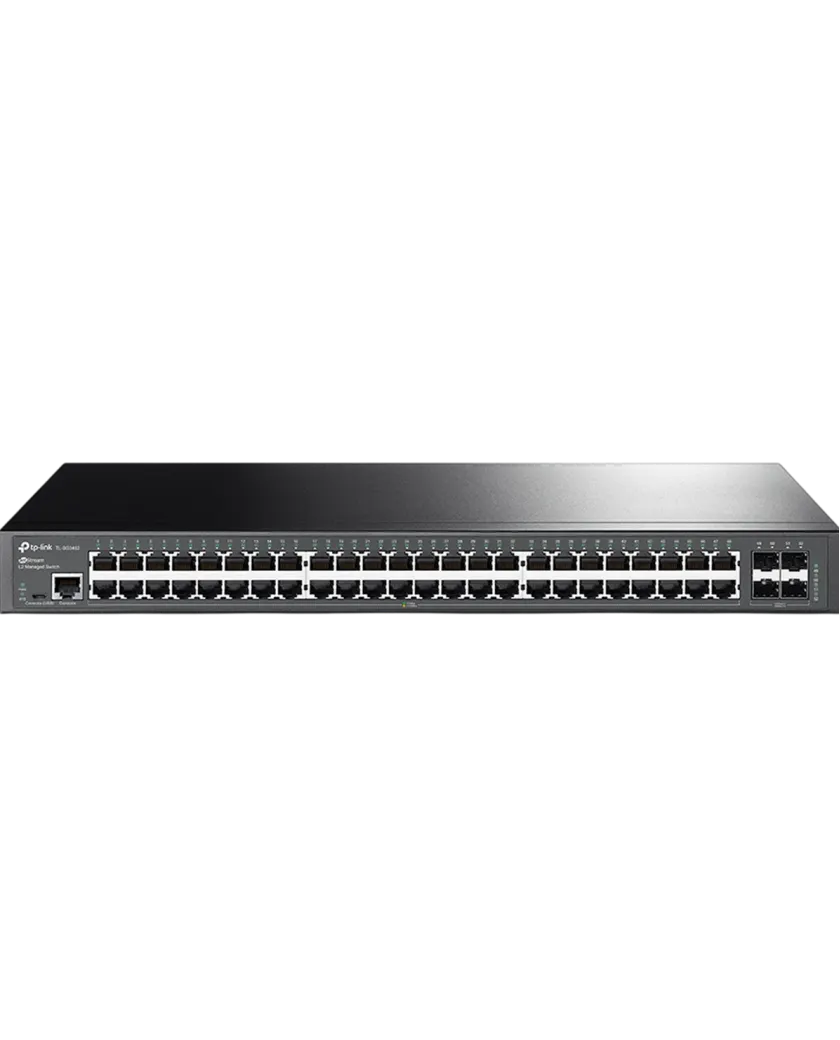 TP-Link Omada SG3452 / 48‑портовый гигабитный управляемый коммутатор L2+ с 4 SFP‑слотами
