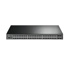 TP-Link Omada SG3452P / 48‑портовый гигабитный управляемый PoE-коммутатор L2 с 4 SFP‑слотами