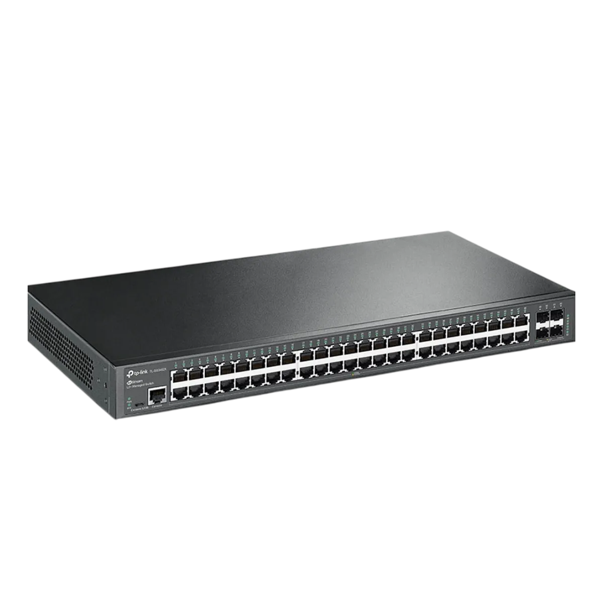 TP-Link Omada SG3452X / 48‑портовый гигабитный управляемый коммутатор L2 с 4 SFP‑слотами SFP+ 10 Гбит/с