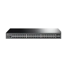 TP-Link Omada SG3452X / 48‑портовый гигабитный управляемый коммутатор L2 с 4 SFP‑слотами SFP+ 10 Гбит/с