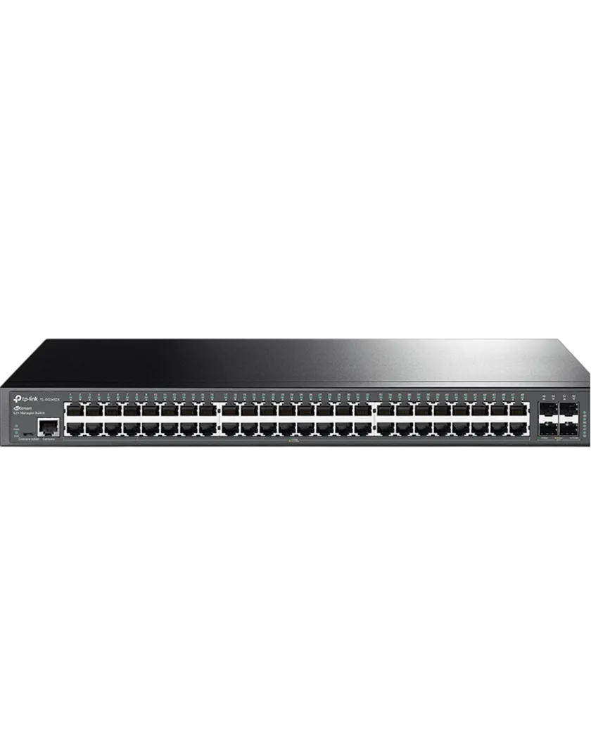 TP-Link Omada SG3452X / 48‑портовый гигабитный управляемый коммутатор L2 с 4 SFP‑слотами SFP+ 10 Гбит/с