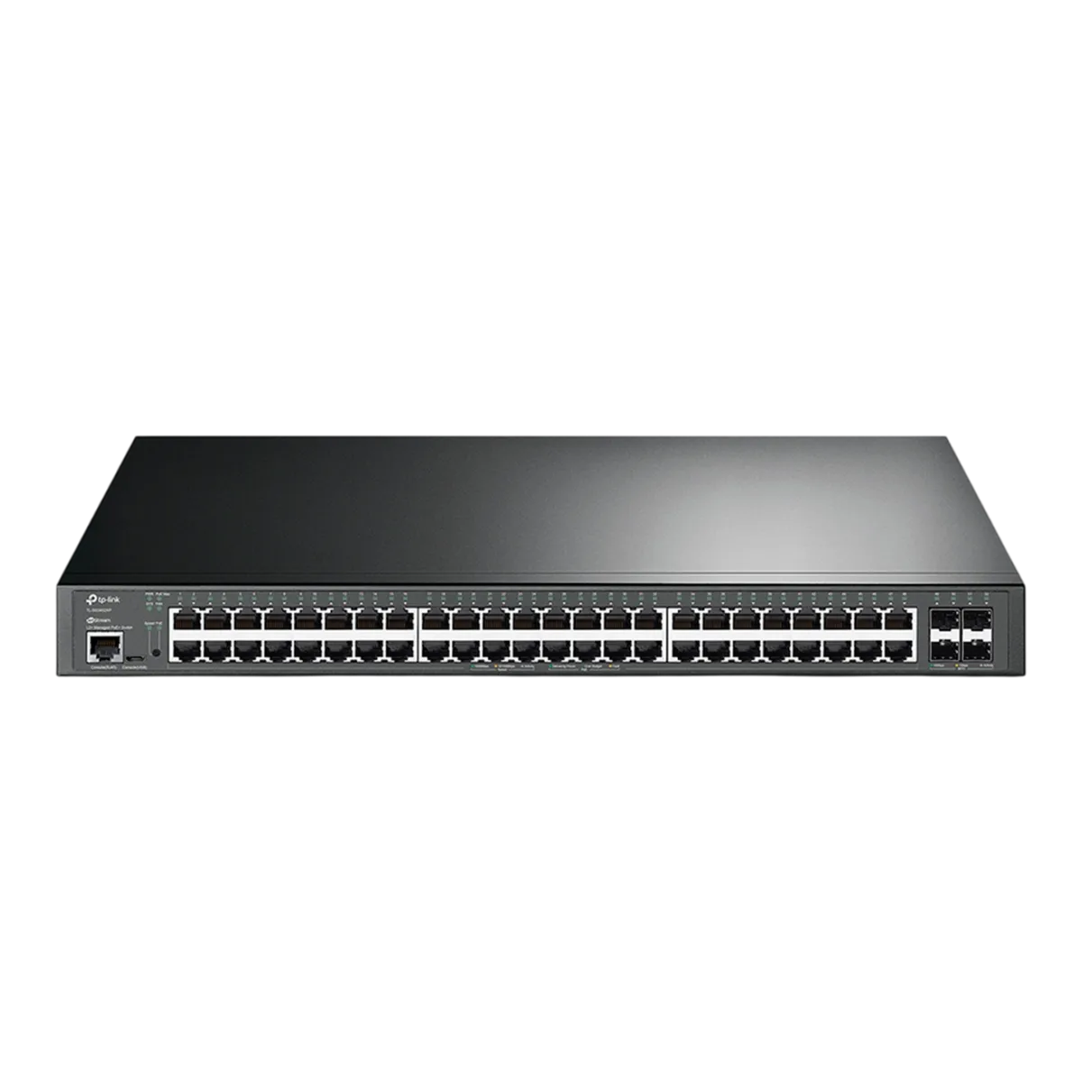 TP-Link Omada SG3452XP / 48‑портовый гигабитный управляемый РоЕ-коммутатор уровня L2+ с 4 SFP+ слотами 10G