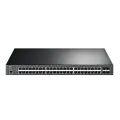 TP-Link Omada SG3452XP / 48‑портовый гигабитный управляемый РоЕ-коммутатор уровня L2+ с 4 SFP+ слотами 10G