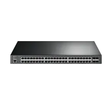 TP-Link Omada SG3452XP / 48‑портовый гигабитный управляемый РоЕ-коммутатор уровня L2+ с 4 SFP+ слотами 10G