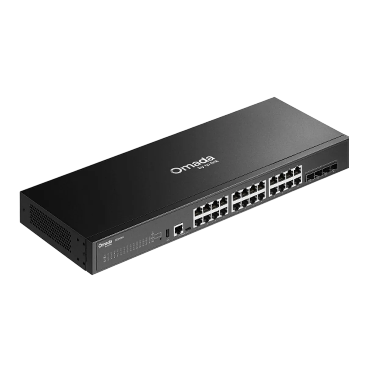 TP-Link Omada SG5428X / 24‑портовый гигабитный стекируемый управляемый коммутатор уровня L3 с 4 SFP+ слотами 10G