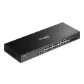TP-Link Omada SG5428X / 24‑портовый гигабитный стекируемый управляемый коммутатор уровня L3 с 4 SFP+ слотами 10G