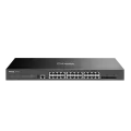 TP-Link Omada SG5428X / 24‑портовый гигабитный стекируемый управляемый коммутатор уровня L3 с 4 SFP+ слотами 10G