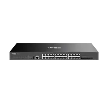 TP-Link Omada SG5428X / 24‑портовый гигабитный стекируемый управляемый коммутатор уровня L3 с 4 SFP+ слотами 10G