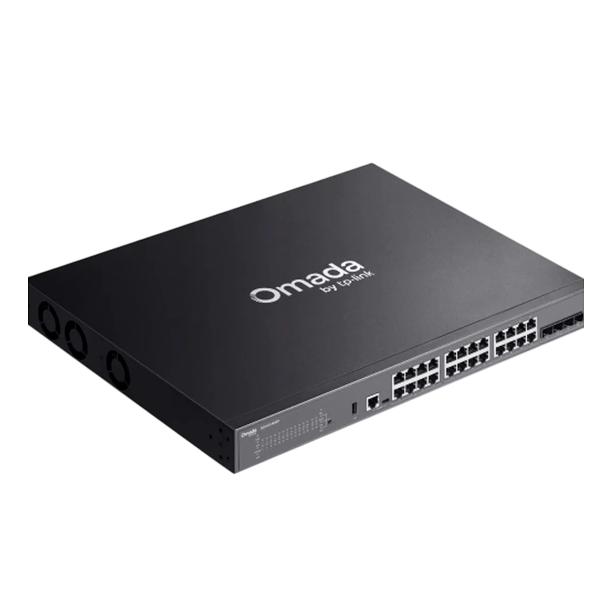 TP-Link Omada SG5428XMPP / 24‑портовый гигабитный стекируемый управляемый РоЕ++ коммутатор уровня L3 с 4 SFP+ слотами 10G