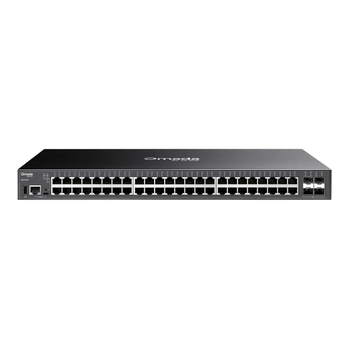 TP-Link Omada SG5452X / Управляемый гигабитный коммутатор L3 с 48 портами, возможностью стекирования и 4 слотами 10G.