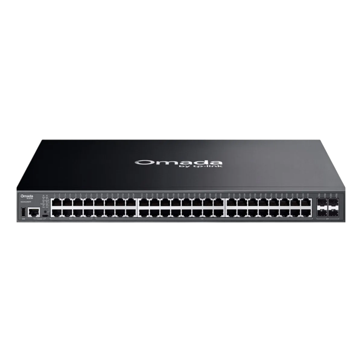 TP-Link Omada SG5452XMPP / 48‑портовый гигабитный стекируемый управляемый РоЕ++ коммутатор уровня L3 с 4 SFP+ слотами 10G